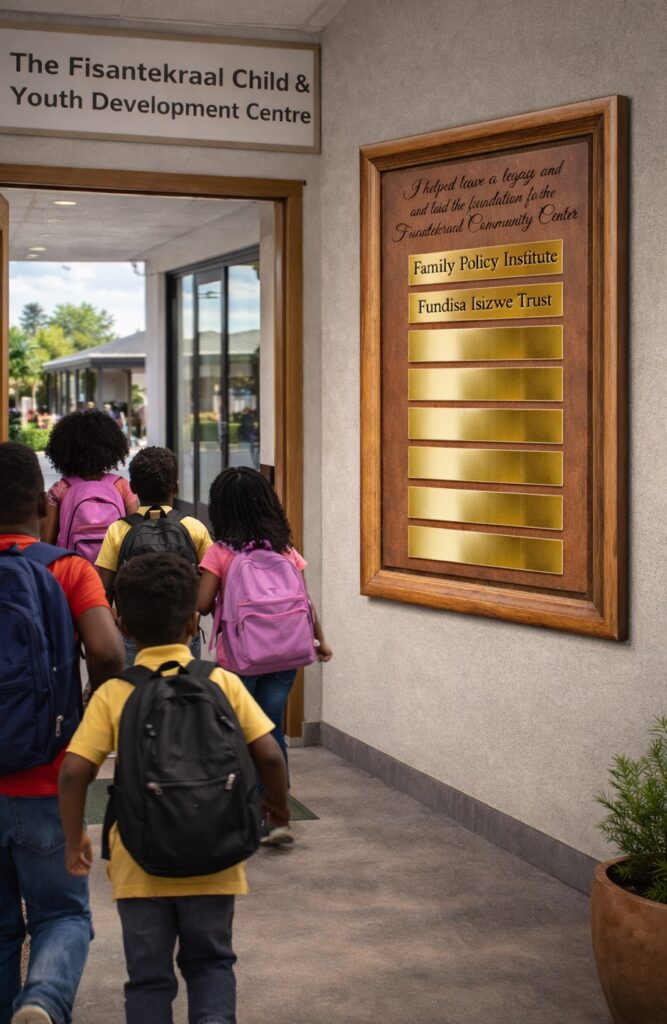 Honor Plaque_Children Entering the Building Honor Plaque_Children Entering the Building